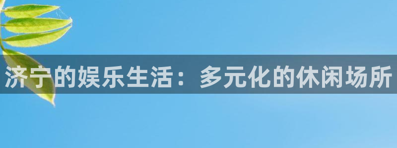 7790必发集团客服：济宁的娱乐生活：多元化的休闲场所
