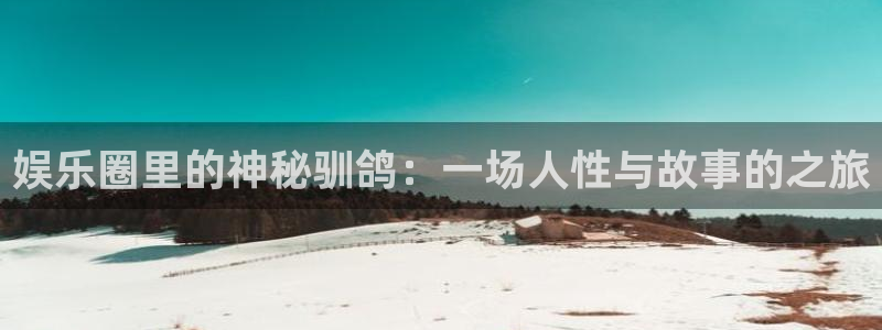 7790cnm必发集团官网：娱乐圈里的神秘驯鸽：一场人性与故事的之旅